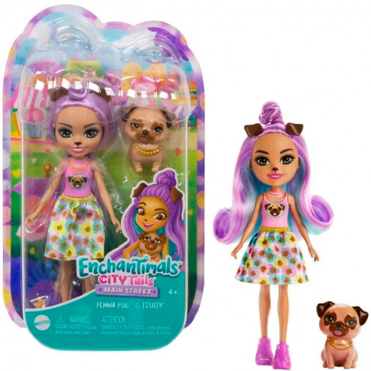 Enchantimals City Tails Main Street Muñeca Surtida Drim
