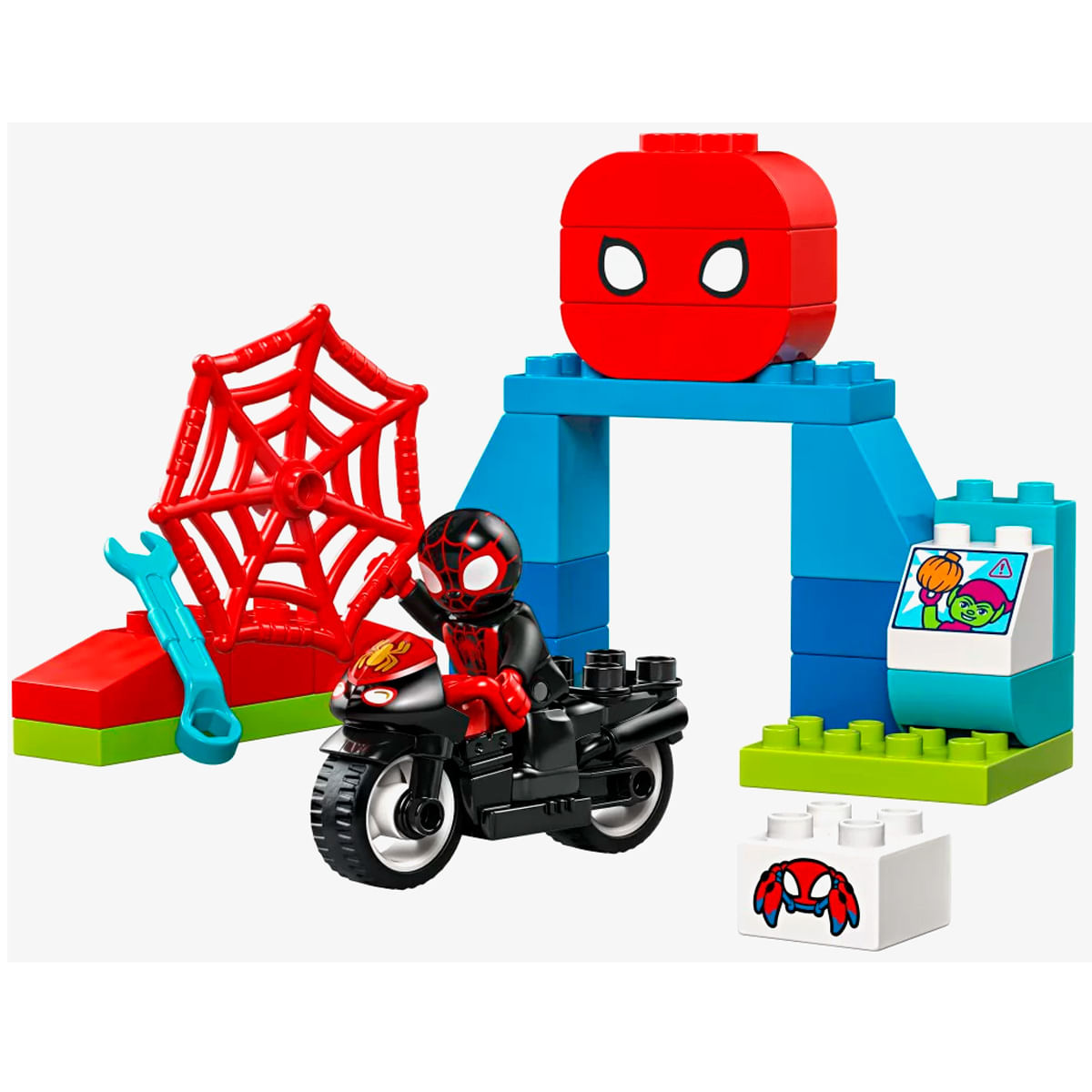 Lego Duplo Spidey Aventura en Moto de Spin Drim