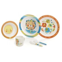 Vajilla infantil 6 piezas Microondas Roar