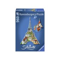 Puzzle Silueta Torre Eiffel