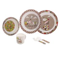 Vajilla 6 Piezas Microondas Tangram