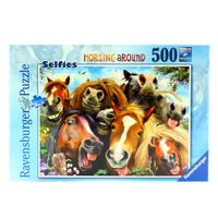 Puzzle Selfie Ecuestre de 500 Piezas