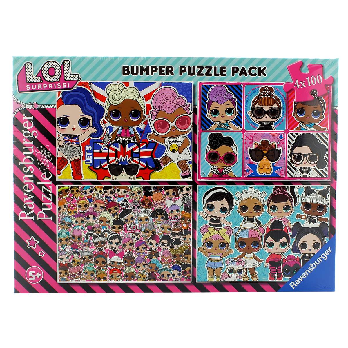 LOL Surprise Pack Puzzle 4x100 Piezas Drim
