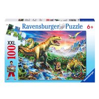 Puzzle 100 piezas dinosaurios