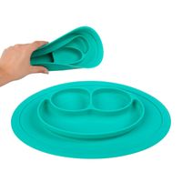 Plato silicona antivuelco Azul