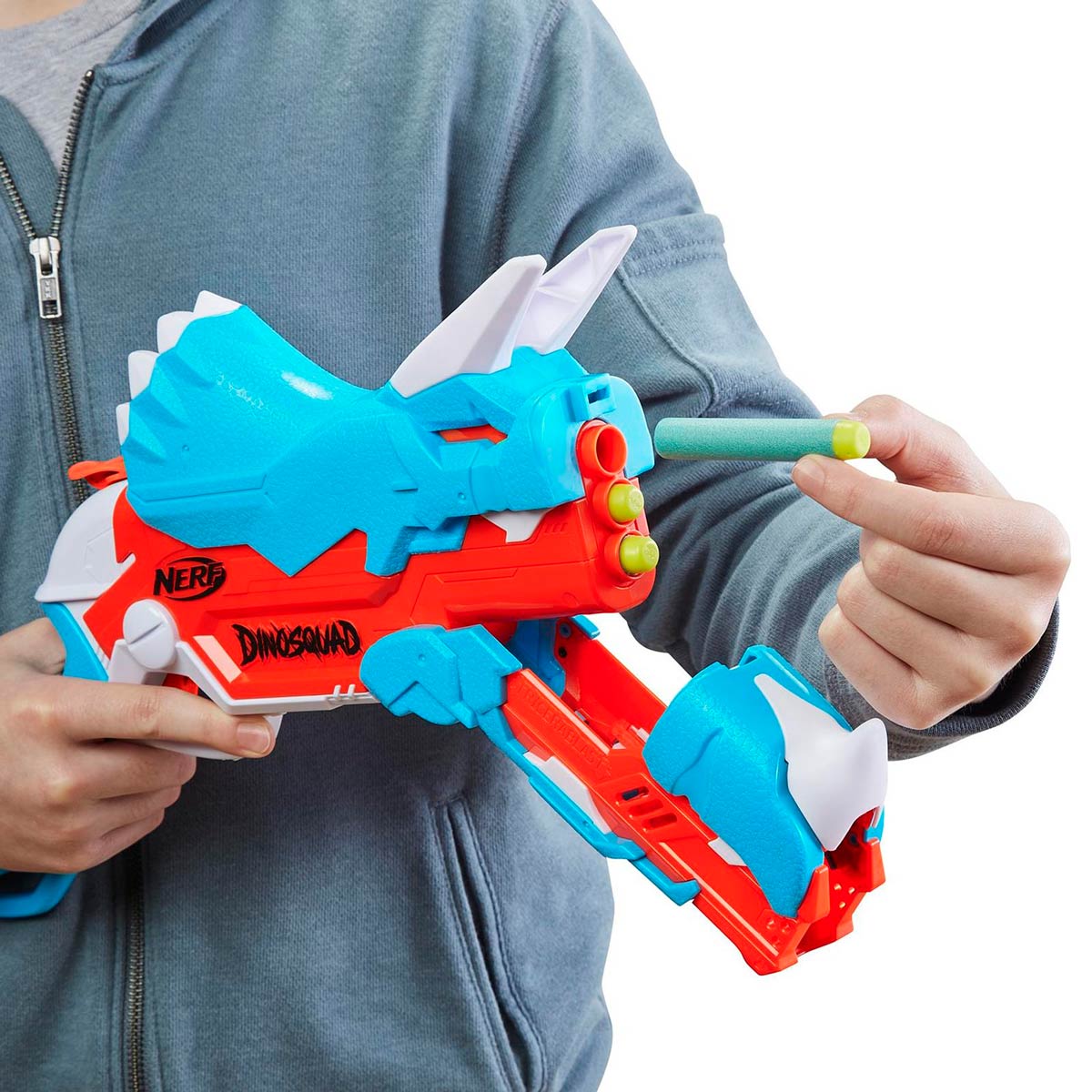 Nerf Dino Squad Lanzador Trice-Blast Drim