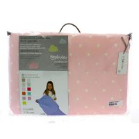 Protector reversible para cuna estrellas Rosas
