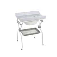 Bañera Bebé Ada sobrebide Safari Gris