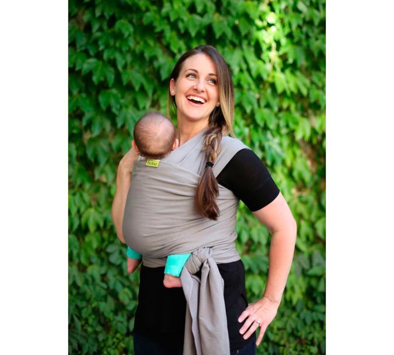 Fular portabebe Boba wrap Gray
