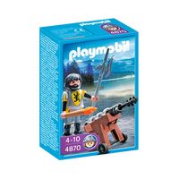 Playmobil Cañonero de los Caballeros del León