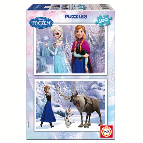 Frozen Puzzle 2x100 Piezas