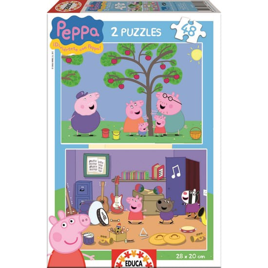 Peppa-Pig-Puzzle-2x48-Piezas