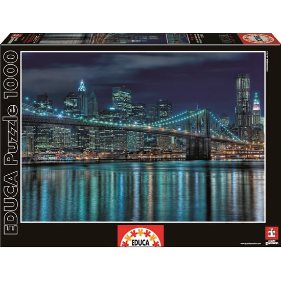 Puzzle-Manhattan-noche-1000-pzs