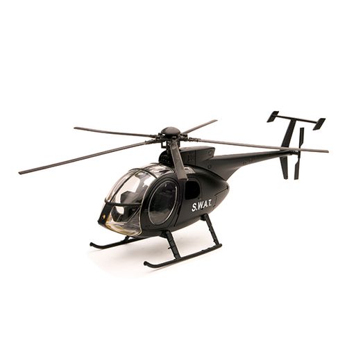 Helicóptero Miniatura NH-500 SWAT Escala 1:32