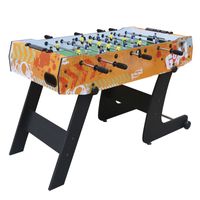 Futbolín de madera plegable
