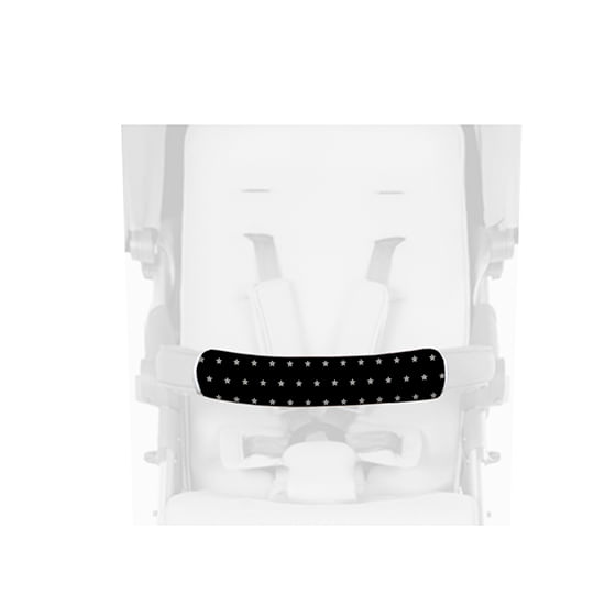 Baby-Star-Funda-barra-delantera-Estrellas-Gris