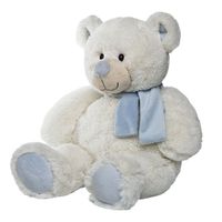 Peluche Oso Bufanda Azul 50 cm