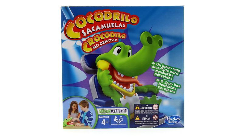 Hasbro Gaming - Cocodrilo sacamuelas, Juego de Habilidad