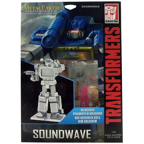 Transformers Maqueta de Metal Soundwave