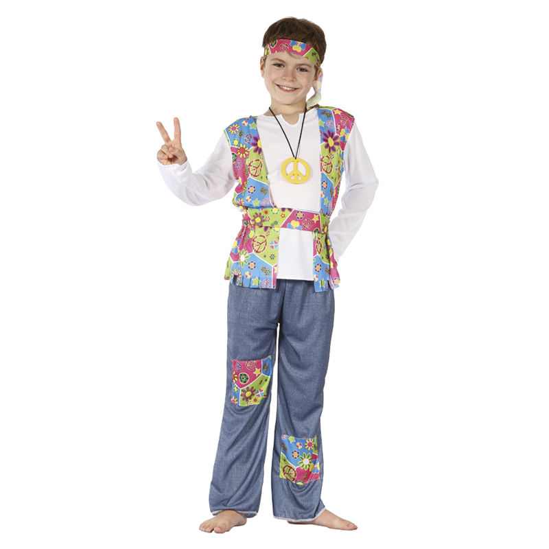 Disfraz-Hippie-Infantil
