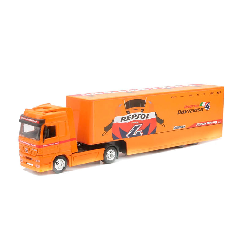 Camion-Miniatura-Honda-Repsol-Merced-Truck-Escala-1-43