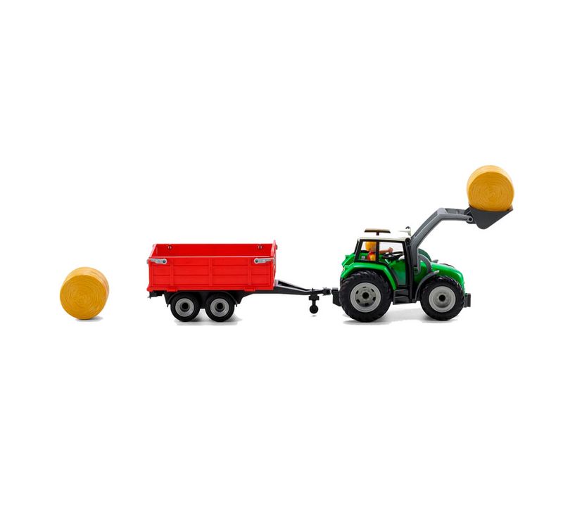 Playmobil Tractor con Trailer Drim
