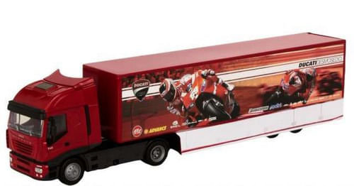 Camión Miniatura Iveco Ducati Moto GP Escala 1:43