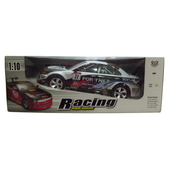 Coche-RC-Racing-DTM-Gris-Negro-Escala-1-10