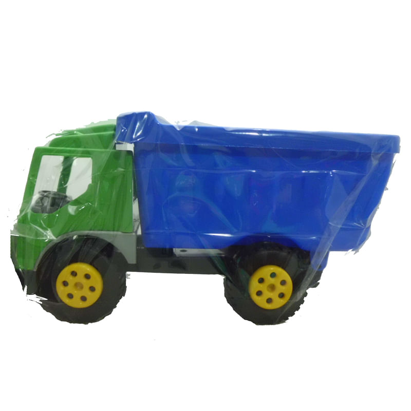 Camion-Volquete-Verde-Y-Azul