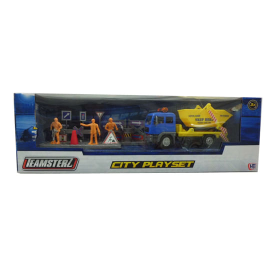 Camion-Amarillo-De-Construccion