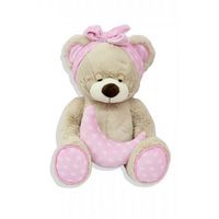Oso Peluche Rosa con Luna 30cm