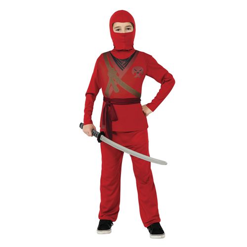 Disfraz Skull Ninja Rojo