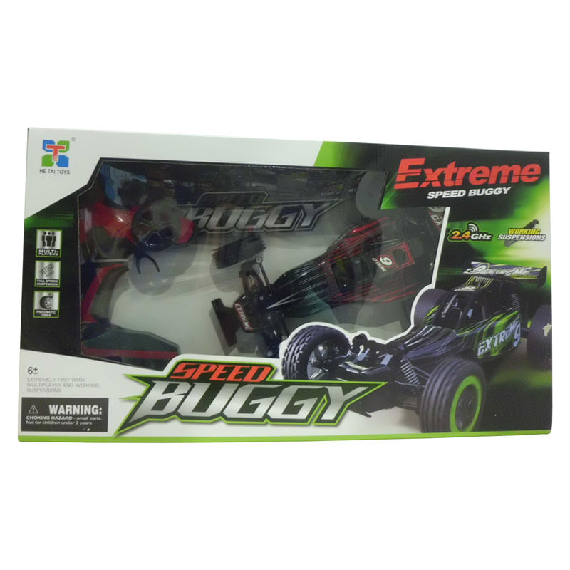 Coche-RC-Buggy-Rojo-Negro-Escala-1-14