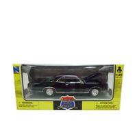 Coche Miniatura Pontiac Clásico Americano Negro Escala 1:24