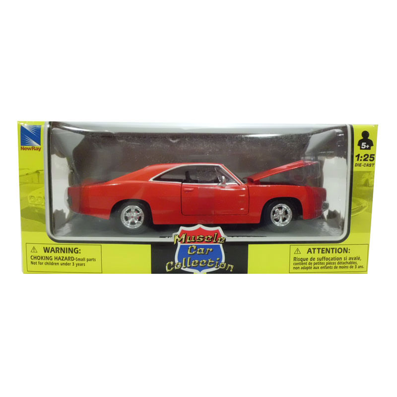 Coche-Miniatura-Pontiac-Clasico-Americano-Rojo-Escala-1-24