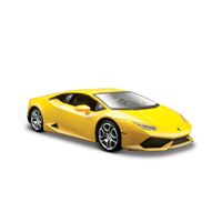 Coche Miniatura Lamborghini Huracán LP610 Amarillo Escala 1:24