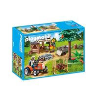 Playmobil Leñadores con Tractor