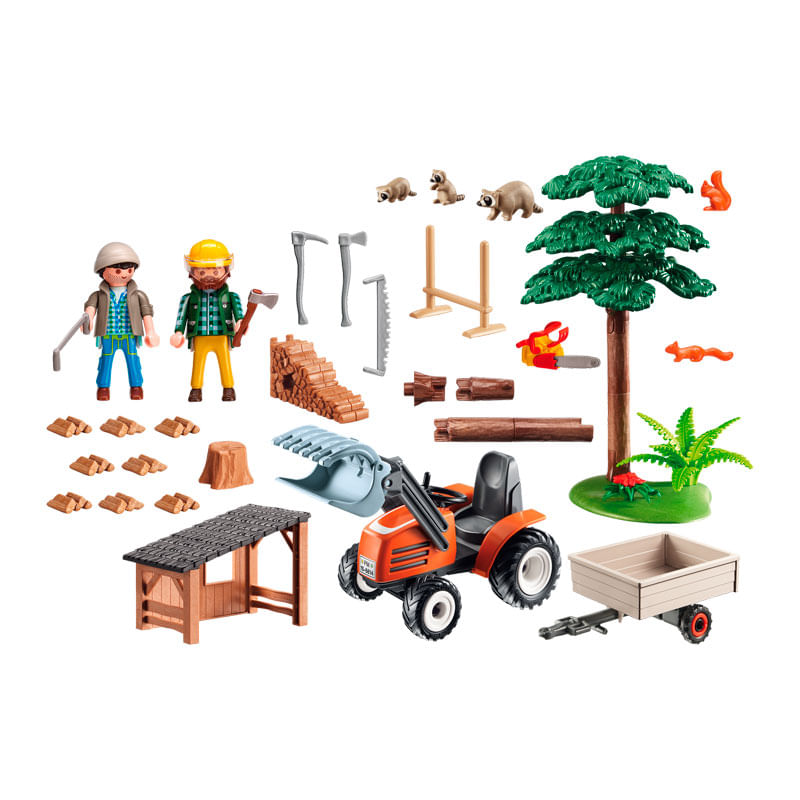 Playmobil-Leñadores-con-Tractor_1