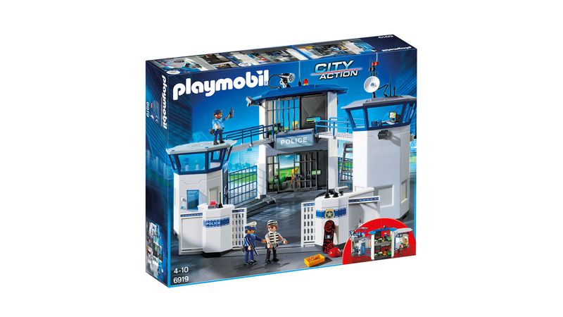 Comisaria de policia store con prision playmobil