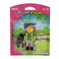 Playmobil Playmo-Friends Cuidadora con Bebé Gorila