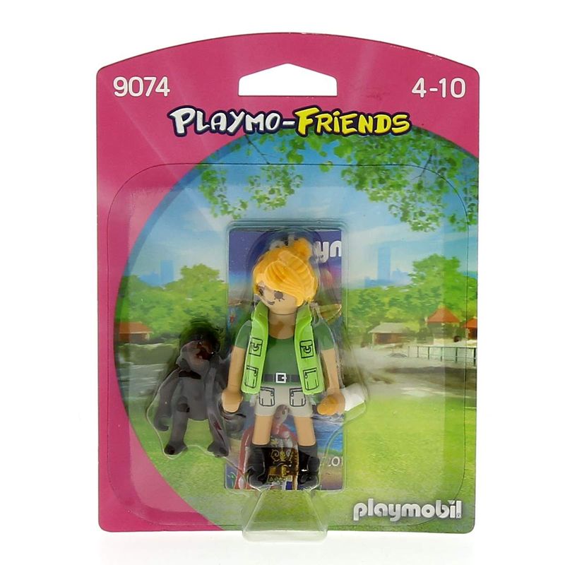 Playmobil-Playmo-Friends-Cuidadora-con-Bebe-Gorila