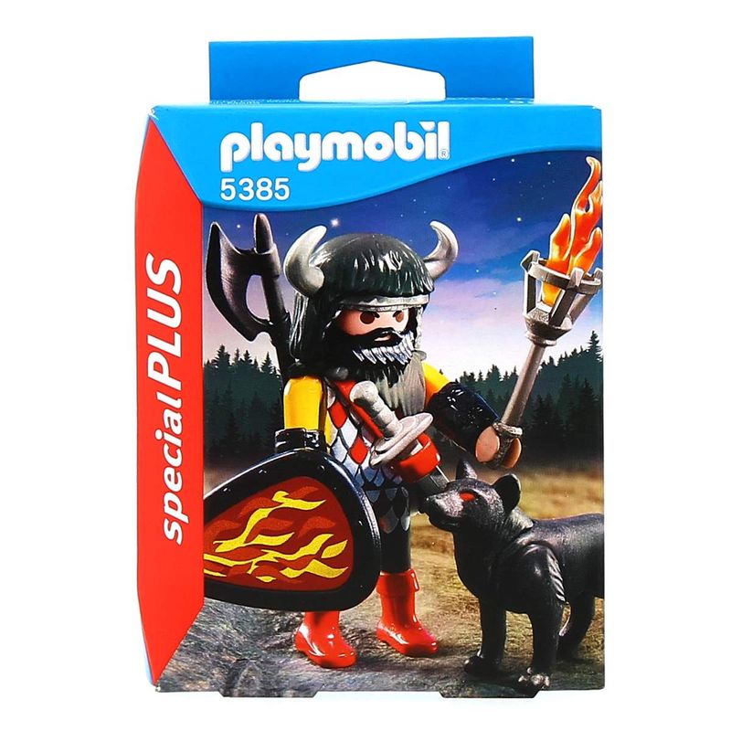 Playmobil-Special-Plus-Guerrero-con-Lobo