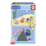 Peppa-Pig-Puzzles-de-2x25-Piezas