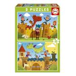 Dragones-y-Caballeros-Puzzles-2x48-Piezas