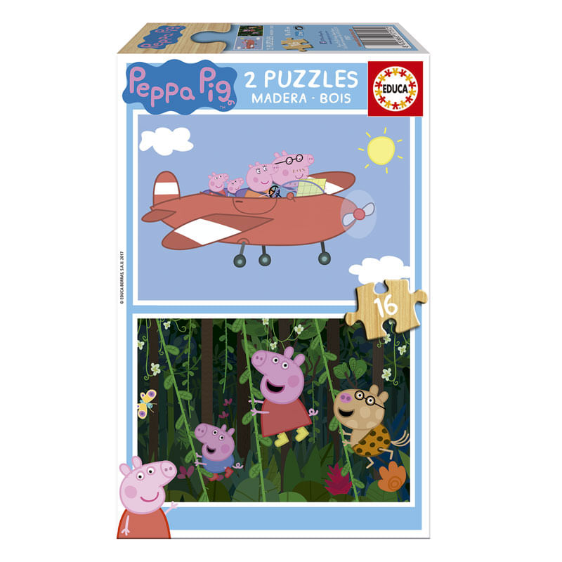Peppa-Pig-Puzzle-2x16-Piezas