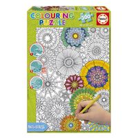 Puzzle 300 Piezas Colouring Flores