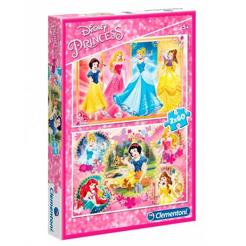 Princesas Disney Puzzle 2 x 60 Piezas
