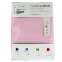Sábana bajera minicuna rosa