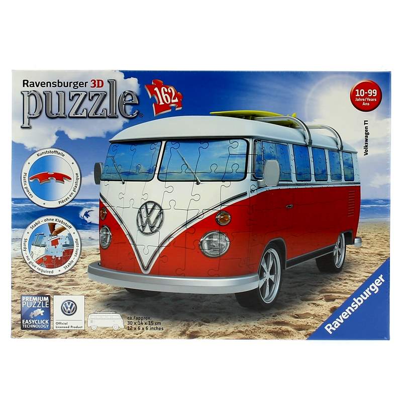 Puzzle-Furgoneta-Volkswagen-3D