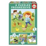 Puzzles-Progresivos-Animales-de-la-Granja